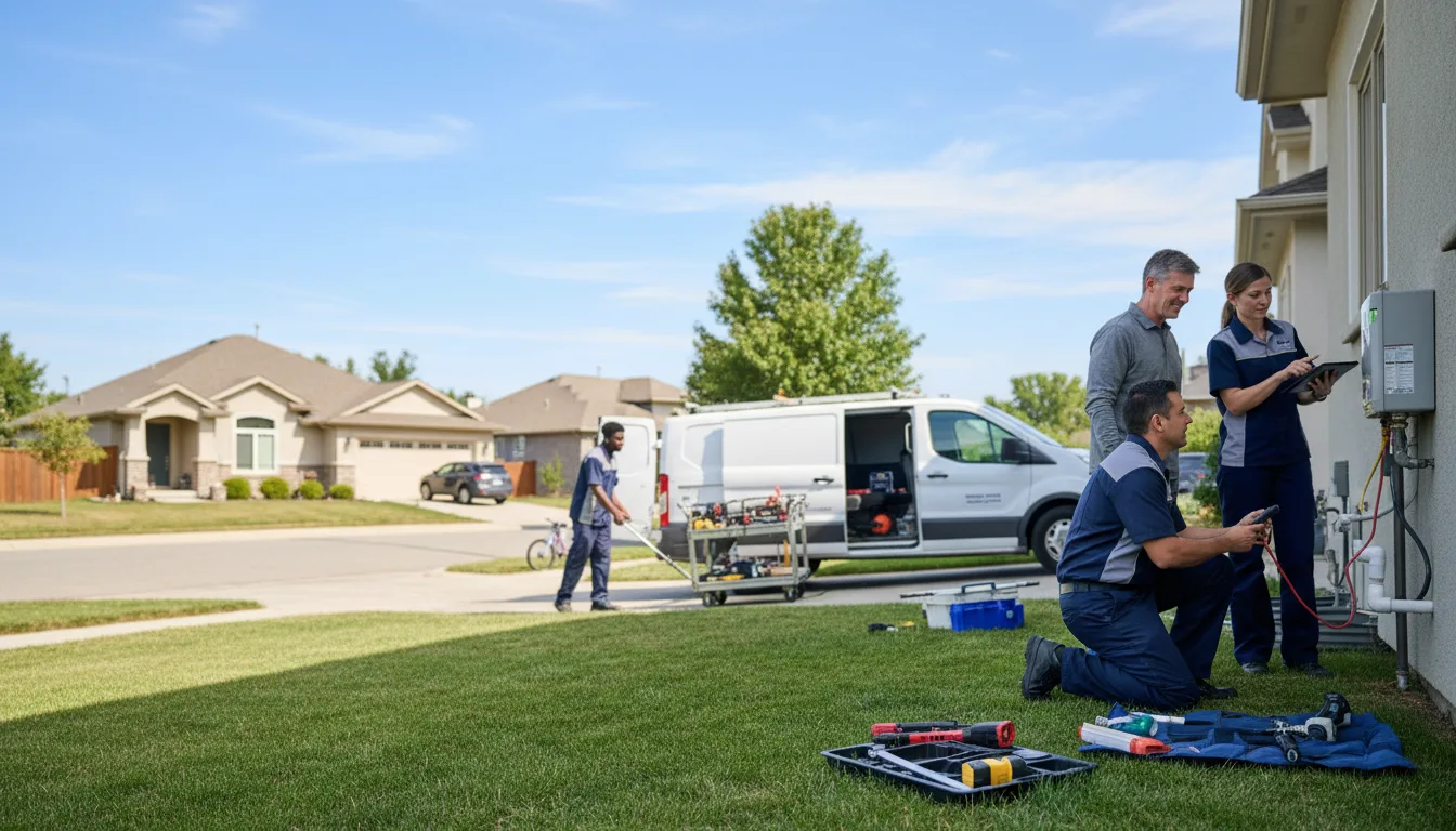 Tankless water heater service in Schlater, MS